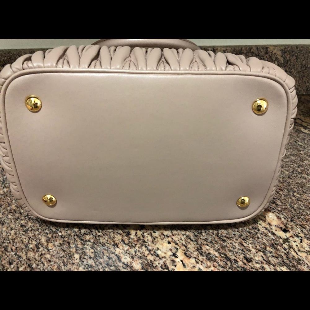 Miu Miu Matelasse Handbag And Matching Wallet New - image 4